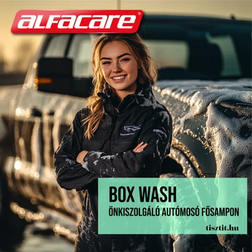 Alfacare BOX WASH prémium sampon önkiszolgáló autómosókhoz 25L